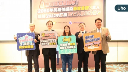 抗藥性感染危機 預計2050年造成每年逾3萬人死亡,超過2022年肺癌人數的3倍!