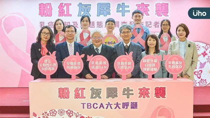 婦女月粉紅灰犀牛來襲!乳癌病友協會公布雙軌調查引重視 提廣篩早治、生育保存、心理支持等六大呼籲