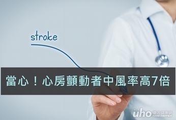 當心!心房顫動者中風率高7倍