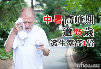 中暑高峰期 逾75歲發生率高3倍