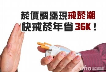 菸價調漲現戒菸潮　年省36K！