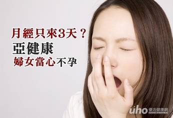 月經只來3天?亞健康婦女當心不孕