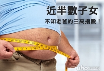近半數子女 不知老爸的三高指數!