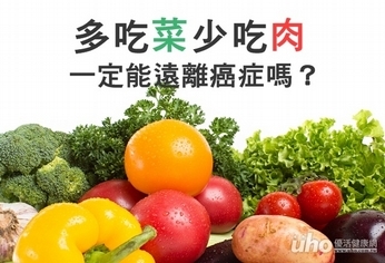 多吃菜少吃肉　一定能遠離癌症嗎？