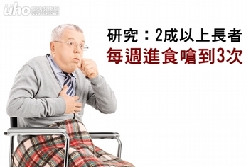 研究:2成以上長者每週進食嗆到3次