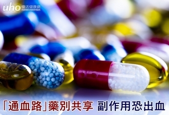 「通血路」藥別共享 副作用恐出血