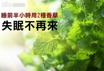 睡前半小時用2種香草 失眠不再來