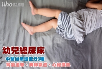 幼兒總尿床　中醫治療證型分3種