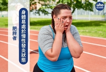 肥胖者 身體易處於慢性發炎狀態