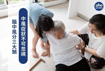 腦中風分三大類 中風症狀不可忽視