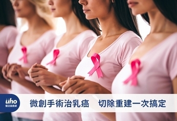 微創手術治乳癌 切除重建一次搞定