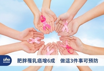 肥胖罹乳癌增6成 做這3件事可預防