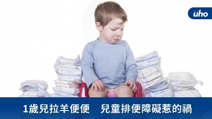 1歲兒拉羊便便 兒童排便障礙惹的禍