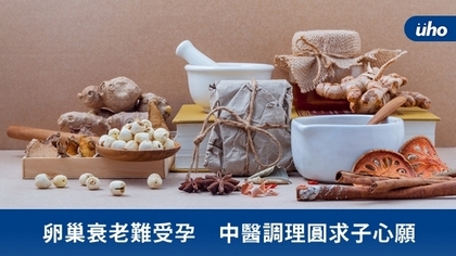 卵巢衰老難受孕 中醫調理圓求子心願