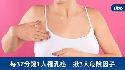 每37分鐘1人罹乳癌 揪3大危險因子