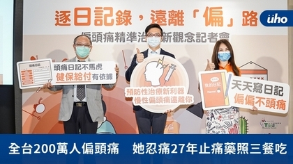 全台200萬人偏頭痛 她忍痛27年止痛藥照三餐吃